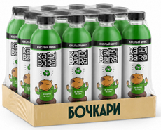 Напиток Kapibara Кислый микс газированный, 500мл x 12 шт