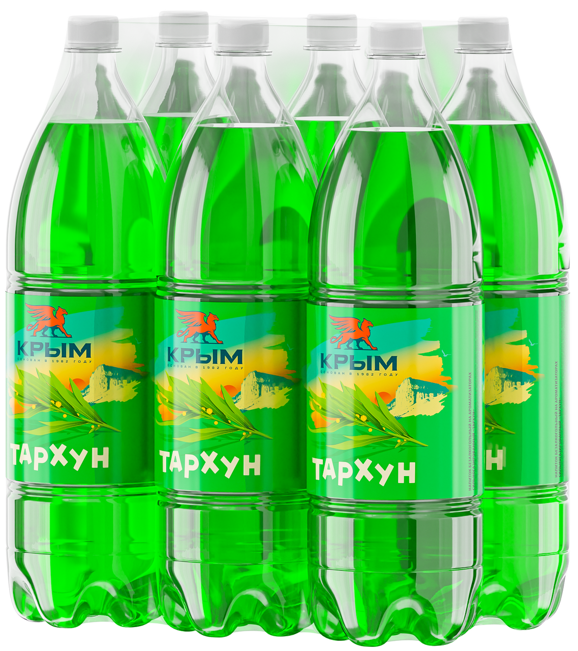 Напиток Крым Тархун газированный, 2л x 6 шт