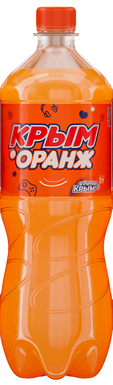 Напиток Крым Оранж газированный, 1л