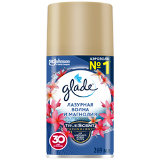 Освежитель воздуха Glade Automatic Лазурная волна сменный баллон, 269мл