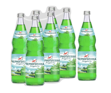 Лимонад Черноголовка Тархун сильногазированный, 1л x 6 шт