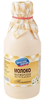 Молоко Залесский фермер топленое пастеризованное 3.5%, 450мл