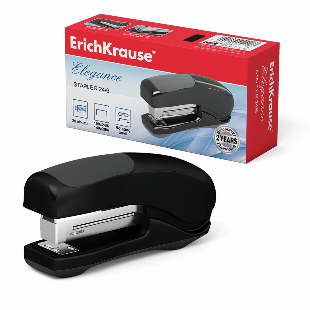 Степлер Erich Krause Elegance Up-right, 30 листов