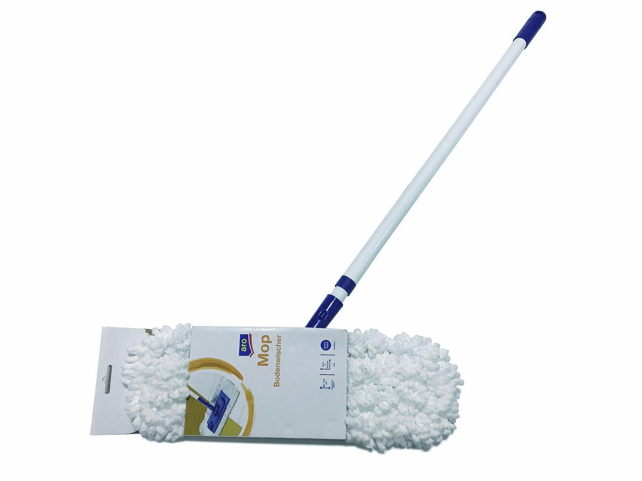 aro Швабра с телескопической рукояткой из микрофибры, 39 х 9см