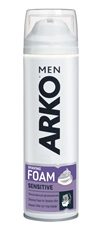 Пена для бритья Arko Sensitive для чувствительной кожи, 200мл