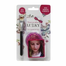 Гель-блестки для тела и лица Lukky с кисточкой, 25мл