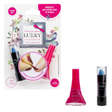 Набор косметики Lukky помада и лак в ассортименте
