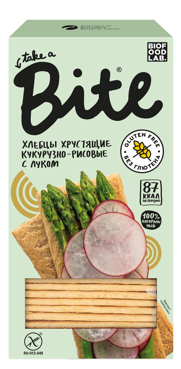 Хлебцы Take a Bite Кукурузно-рисовые с луком, 150г купить с доставкой на  дом, цены в интернет-магазине