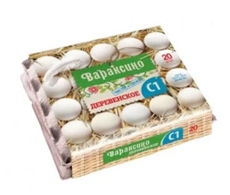 Яйцо куриное Вараксино Деревенское С1, 20шт