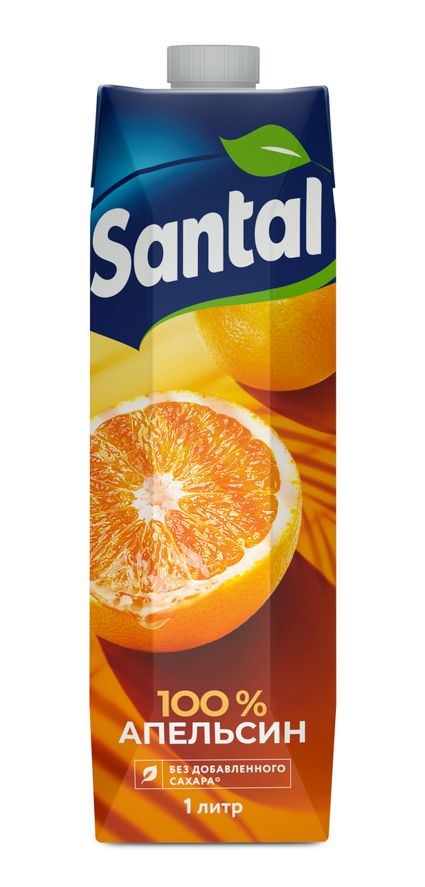 Изображение товара Сок Santal Апельсиновый, 1л