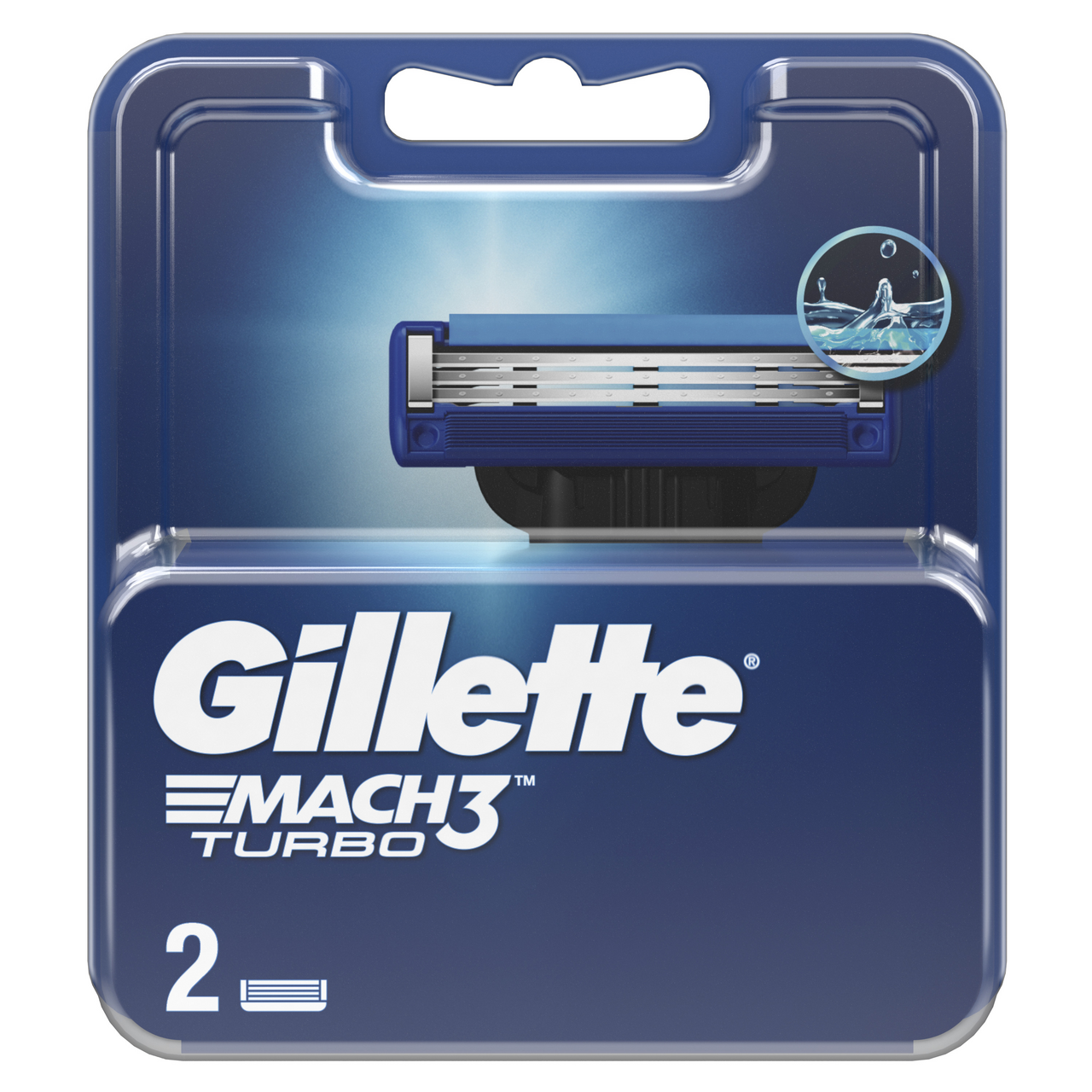 Изображение товара Кассета для бритвенного станка Gillette Mach3 Turbo, 2шт