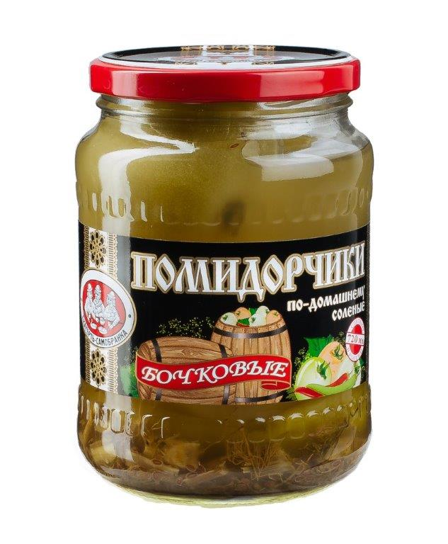 Томаты соленые Скатерть-Самобранка По-домашнему Бочковые 720мл