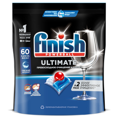 Капсулы для посудомоечных машин Finish Ultimate, 60шт