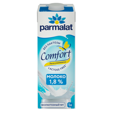 Молоко Parmalat Comfort ультрапастеризованное безлактозное 1.8%, 1л