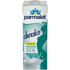 Молоко Parmalat Диеталат ультрапастеризованное 0.5%, 1л