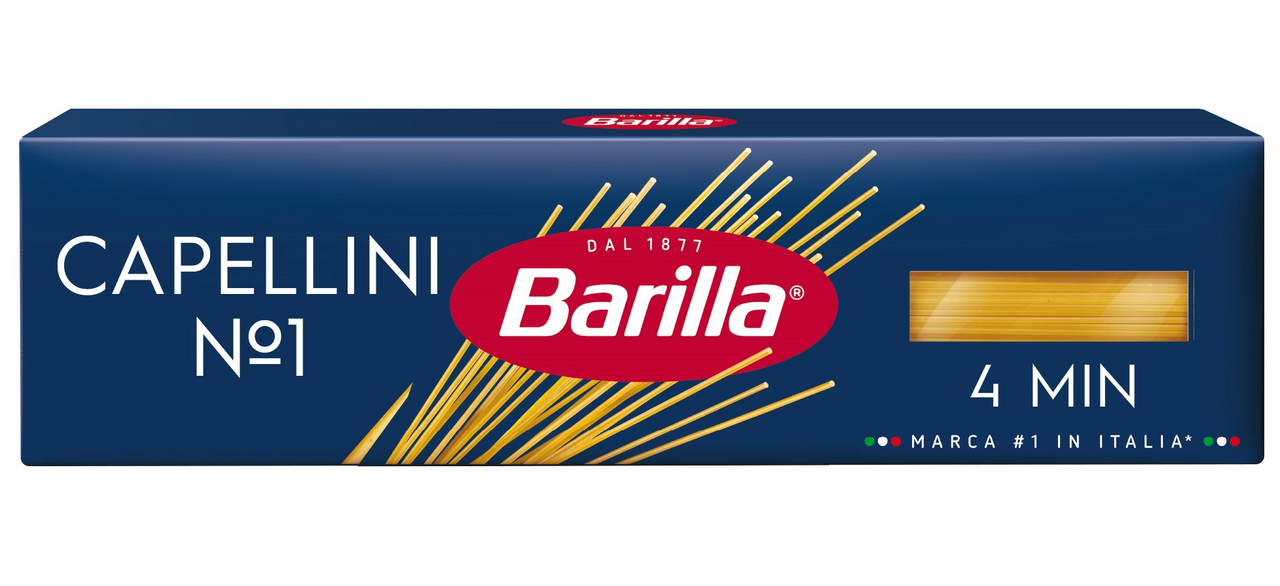 Изображение товара Макароны спагетти Barilla Capellini №1 высший сорт, 450г