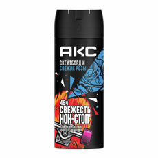 Дезодорант-спрей Акс Скейтборд и свежие розы, 150мл
