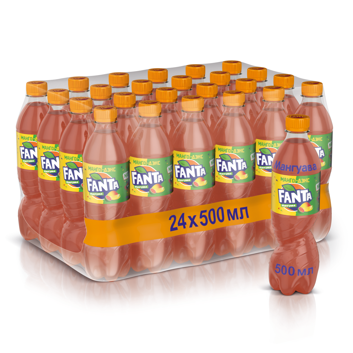 Напиток Fanta <b>Манго</b> сильногазированный, 900мл x 12шт купить с доставкой на ...