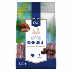 METRO Chef Финики сушеные с косточкой, 500г