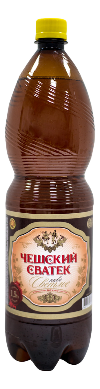 Пиво Gambrinus Чешский Сватек светлое, 1.5л