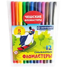 Фломастеры CENTROPEN 12 цветов
