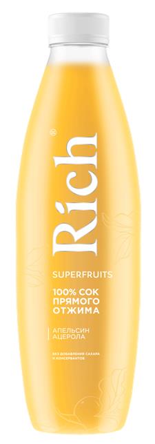 Сок Апельсин-ацерола RICH, 0,9 л