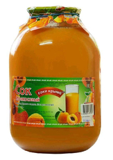 Нектар Соки Крыма абрикосовый с мякотью, 3л