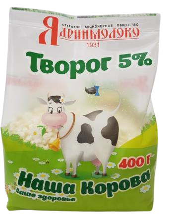 Творог Наша корова 5%, 400г