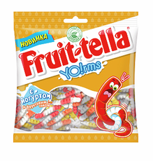 Мармелад жевательный Fruittella Молочные червячки, 138г
