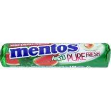 Жевательная резинка Mentos Pure Fresh вкус Арбуз, 16г