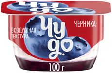 Творожок Чудо взбитый с черникой 4.2% 100 г