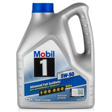 Моторное масло синтетическое MOBIL 1 Peak Life 5W-50, 4 л