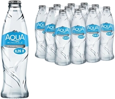 Вода Aqua Minerale питьевая негазированная, 260мл x 12 шт