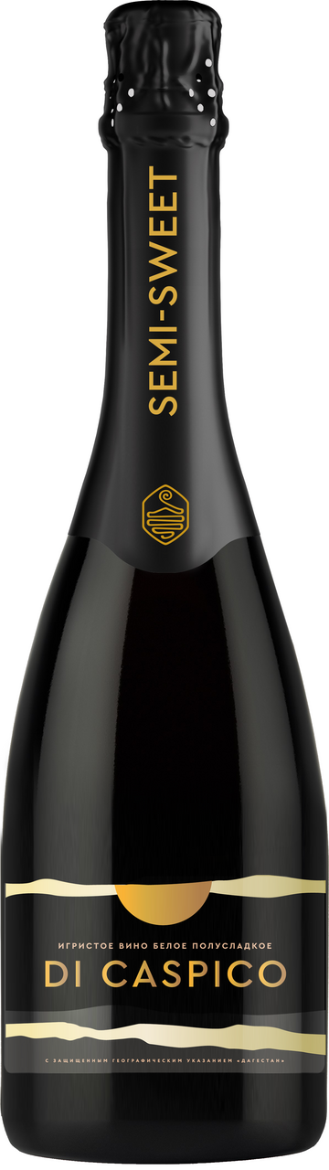 Вино игристое Di Caspico белое полусладкое, 0.75л