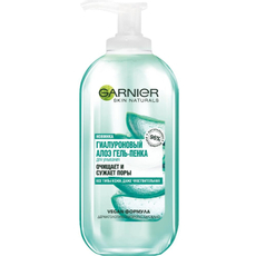 Гель-пенка для умывания Garnier Skin Naturals Гиалуроновый Алоэ, 200мл