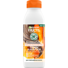 Бальзам-ополаскиватель для волос Garnier Fructis Superfood Папайя Восстановление для поврежденных волос, 350мл