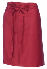 METRO PROFESSIONAL Фартук короткий бордовый, 3шт х 55см