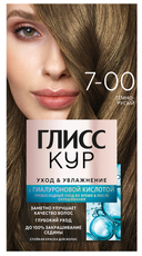 Краска для волос Глисс Кур Уход и Увлажнение 7-00 Темно-русый, 110г