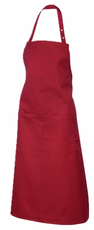 METRO PROFESSIONAL Фартук бордовый, 3шт х 100см