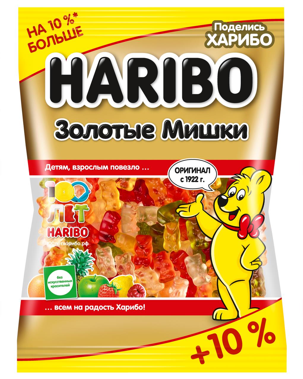 Жевательный мармелад HARIBО Золотые мишки, 155 г