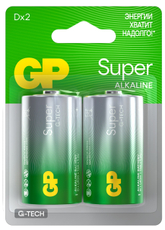 Батарейки GP Super D, 2шт
