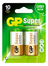 Батарейки GP Super C, 2шт