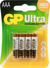 Батарейки GP Ultra AAA, 4шт