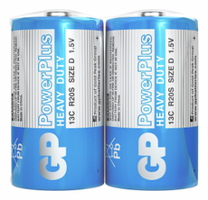 Батарейки GP Powerplus D, 2шт