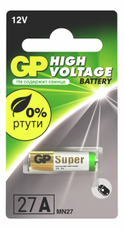 Батарейки GP Ultra 27A, 1шт