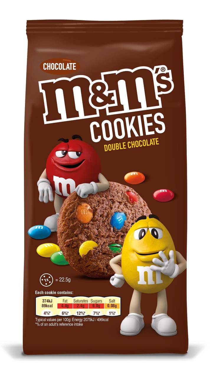 Печенье MARS Bounty Cookies с MandMS, 180 г