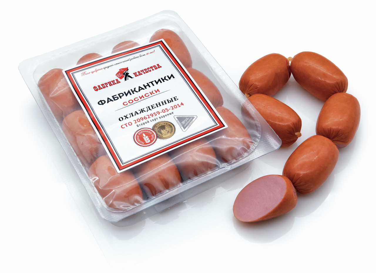 Сосиски Фабрика качества Фабрикантики, 330г
