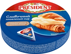 Сыр плавленый President сливочный, 140г