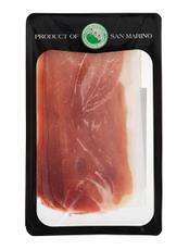 ПрОкорок свиной ошутто San Marino Прошутто Крудо нарезка, 250г