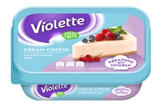 Сыр творожный Виолетта Violette Cream cheese сливочный 70%, 180г